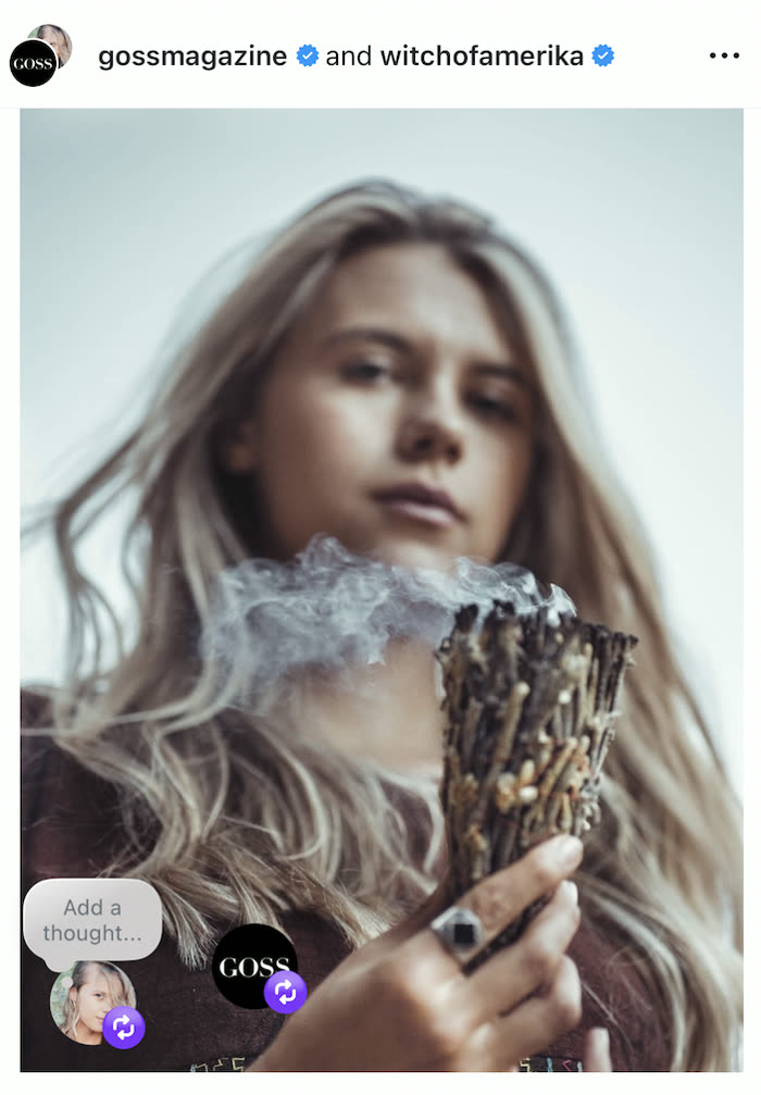 Magazine feature post
